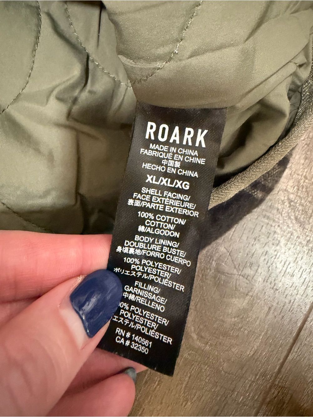 Roark Flannel Plaid Shirt Jacket - size XL - Picture 4 of 11